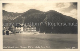 71541010 Reutte Tirol Plansee Mit Hotel Forelle Reutte - Autres & Non Classés