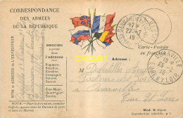 Carte Correspondance Militaire Du 1er Chasseurs, 83ème Division Infanterie Territoriale, 1915 - Weltkrieg 1914-18