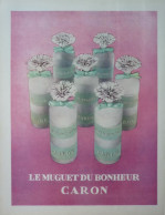PUBLICITE Papier - PUB - La Muguet Du Bonheur - Caron - Advertising