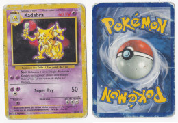 Carte Pokémon 1999 Kadabra  32/102 Etat Voir Scan - Autres & Non Classés