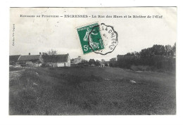 45 - Escrennes - La Rue Des Murs Et La Rivière De L' Oœuf - Pithiviers