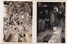 3 Photos Guerre D'Algerie Aurès  Camp Militaire A Situer Et Identifier Réf 30919 - Guerre, Militaire