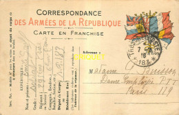 Carte Correspondance Militaire, Poilu Du 29ème, 6ème Cie, 1916 - Guerre 1914-18