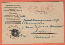 37P - Lettre Wiesbaden 1946 German Geschaftlich - Code PLZ 5804 - Lettres & Documents