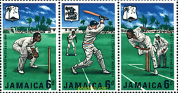 8323 MNH JAMAICA 1968 CAMPEONATO DE CRICKET DE LAS INDIAS OCCIDENTALES - Jamaïque (...-1961)