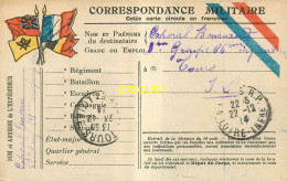 Carte Correspondance Militaire, Poilu Du 65ème D'infanterie, 1914 - Guerre 1914-18