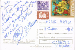 55356. Postal BUCURESTI (Rumania) 1981. Vista Del Ateneo Rumano - Covers & Documents