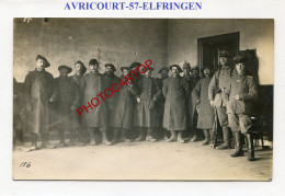 AVRICOURT-57-ELFRINGEN-PRISONNIERS-Chasseurs Alpins-CARTE PHOTO Allemande-GUERRE 14-18-1 WK-Militaria-CP No 156- - Autres & Non Classés