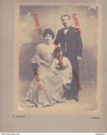 Fixe Grand Format Photographe L Talbot Nouméa Nouvelle-Calédonie Portrait Couple Enfant - Oud (voor 1900)