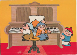 AK Mainzelmännchen Am Klavier 1980 - Bandes Dessinées