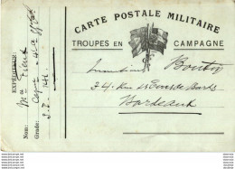 Carte Postale Militaire Troupes En Campagne ................ - Guerre 1914-18