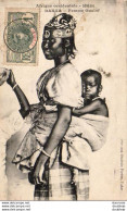 SÉNÉGAL  DAKAR Femme Ouolof  ......avec Sa Petite Fille Sur Le Dos - Sénégal