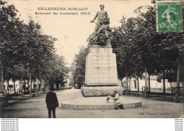 D47  VILLENEUVE Sur LOT  Monument Des Combattants  ..... - Villeneuve Sur Lot