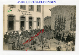AVRICOURT-57-ELFRINGEN-PRISONNIERS-Chasseurs Alpins-CARTE PHOTO Allemande-GUERRE 14-18-1 WK-Militaria-CP No 157- - Autres & Non Classés