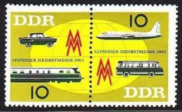 1963. DDR. Leipzig Autumn Fair. MNH. Mi. Nr. 976-77 - Unused Stamps