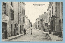 1732   CPA   ROSIERES-aux-SALINES   (Meurthe Et Moselle)  Rue Léon-Bocheron - TABAC  ...   +++++ - Autres & Non Classés