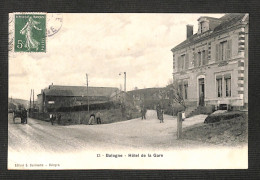 52 - BOLOGNE - Hotel De La Gare - 1909 - Sonstige & Ohne Zuordnung