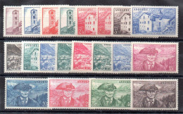 Andorra Francesa Serie Nº Yvert 100/18 + 108A ** - Unused Stamps