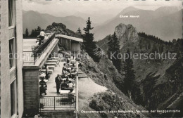71540195 Oberammergau Laber Bergbahn Terrasse Der Berggaststaette Oberammergau - Oberammergau