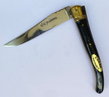 A Identifier @ Beau Couteau Laguiole Neuf De Stock @ Thiers @ 12 Cm @ Knife @ Manche En Corne @ Hippocampe - Blankwaffen