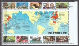 USA 1991 Mi Block 24 MNH WORLD WAR 2 - 1941 (2) - Guerre Mondiale (Seconde)
