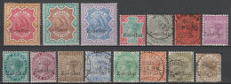 ZANZIBAR - 1895 - SERIE COMPLETE YVERT N°1/15 * MH / OBLITERES (11 SIGNE BRUN !) - COTE = 450 EUR - Zanzibar (...-1963)