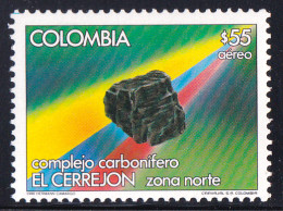 COLOMBIA 1986 AIR MAILS, COAL MINING** - Minerals