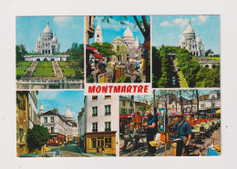 FRANCE - Paris Montmartre Multi View Used Postcard - Sonstige & Ohne Zuordnung