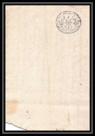 40371/ Généralité De Riom Auvergne Devaux N°348b Indice 4 1750 Lettre Timbre Fiscal 18ème Siècle - Brieven En Documenten
