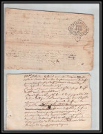 40333/ Généralité De Riom Auvergne Devaux N°328 Indice 5 1736 + Contremarque Lettre Timbre Fiscal 18ème Siècle - Brieven En Documenten