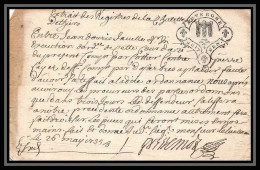 40309/ Généralité De Riom Auvergne Devaux N°328 Indice 5 16 Mai 1735 Lettre Timbre Fiscal 18ème Siècle - Brieven En Documenten