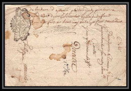 40254/ Généralité De Riom Auvergne Devaux N°318 Indice 5 1727 Lettre Timbre Fiscal 18ème Siècle - Lettres & Documents
