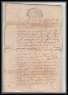 40227/ Généralité De Riom Auvergne Devaux N°310 Indice 5 1724 Lettre Timbre Fiscal 18ème Siècle - Lettres & Documents