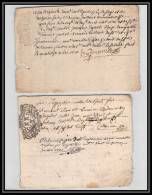 40194/ Généralité De Riom Auvergne Devaux N°298 Indice 5 1721 Lettre Timbre Fiscal 18ème Siècle - Lettres & Documents