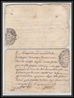 40170/ Généralité De Riom Auvergne Devaux N°298 Indice 5 1723 Lot De 2 Lettre Timbre Fiscal 18ème Siècle - Briefe U. Dokumente