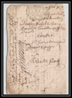 40144/ Généralité De Riom Auvergne Devaux N°288 Indice 5 1718 Lettre Timbre Fiscal 18ème Siècle - Briefe U. Dokumente