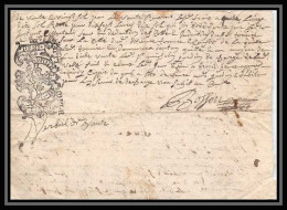 40105/ Généralité De Riom Auvergne Devaux N°268 Indice 7 1714 Lettre Timbre Fiscal 18ème Siècle - Briefe U. Dokumente