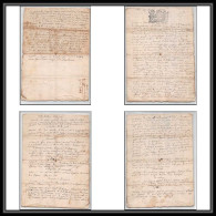 40111/ Généralité De Riom Auvergne Devaux N°270 Indice 6 1744 Lettre Timbre Fiscal 18ème Siècle - Briefe U. Dokumente