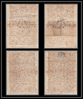 40011/ Généralité De Riom Auvergne Devaux N°231 Indice 8 1699 Lettre Timbre Fiscal 18ème Siècle - Covers & Documents