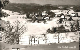 71539459 Saig Schwarzwald Panorama Im Winter Saig - Sonstige & Ohne Zuordnung