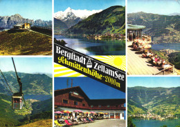 ZELL AM SEE, SALZBURG, MULTIPLE VIEWS, ARCHITECTURE, MOUNTAIN, LAKE, CABLE CAR, UMBRELLA, RESORT, AUSTRIA, POSTCARD - Zell Am See