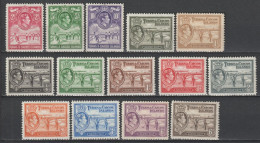 TURKS CAICOS - 1938 - SERIE COMPLETE YVERT N°120/131 * MLH - COTE = 90 EUR - Turks And Caicos