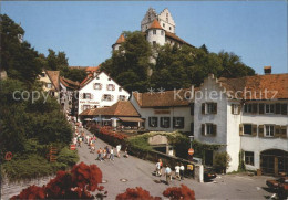 71539344 Meersburg Bodensee Steigstrasse Mit Blick Zur Meersburg Meersburg - Meersburg