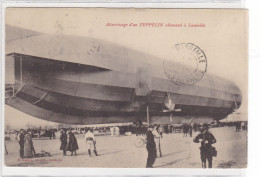 Arrivée Du Zeppelin Allemand à Lunéville - Dirigeables
