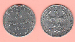 Weimar 3 Reichsmark 1922 E  Allemagne Germany - 3 Mark & 3 Reichsmark