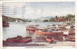 Postcard - Windermere From Bowness Promenade - Card No. L.C.227 - Posted 10-08-1958 - VG - Unclassified