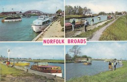 Postcard - Norfolk Broads - 4 Views - Card No. PLC13869 - Posted 11-08-1969 - VG - Unclassified