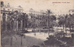 Postcard -Barcelona - Plaza Real - Posted Date Obscured - VG - Unclassified