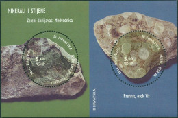 CROATIA 2014 MINERALS S/S OF 2** - Minerals