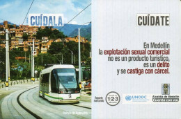 Lote PEP1694, Colombia, Postal Postcard, Tranvia De Ayacucho, Metro, Trolley Car - Colombia